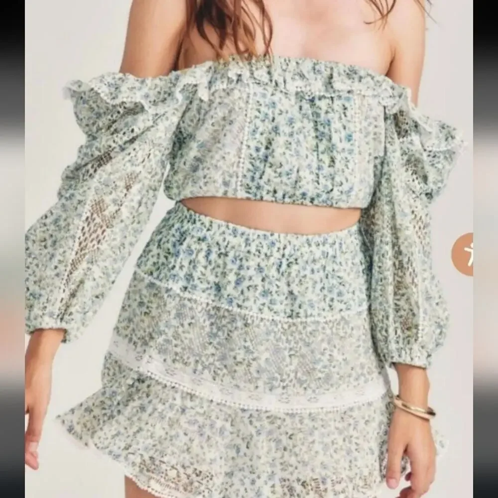 House of Harlow 1960 matching coord two-piece set